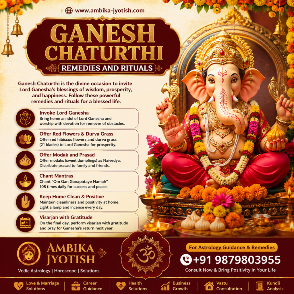 Ganesh Chaturthi Remedies and Rituals